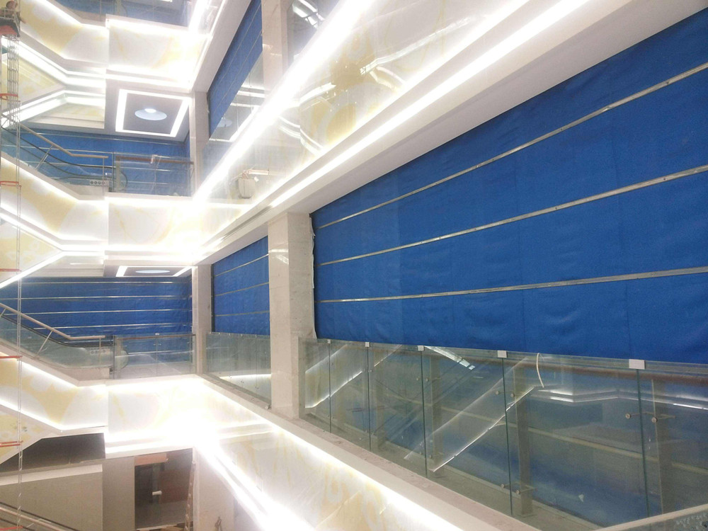 石英纤维在高等修建消防防火帘上的应用